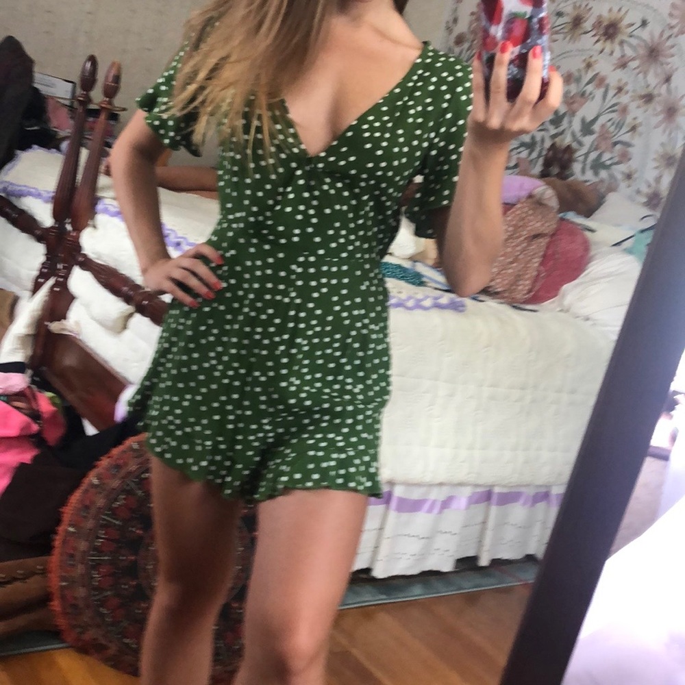 Vintage Style Polka Dot Romper